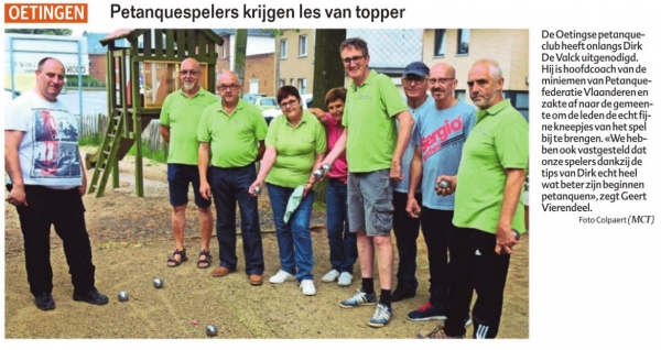 Leren petanquen